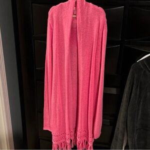 Lilly Pulitzer Juliette cardigan in pink sunset size xxs